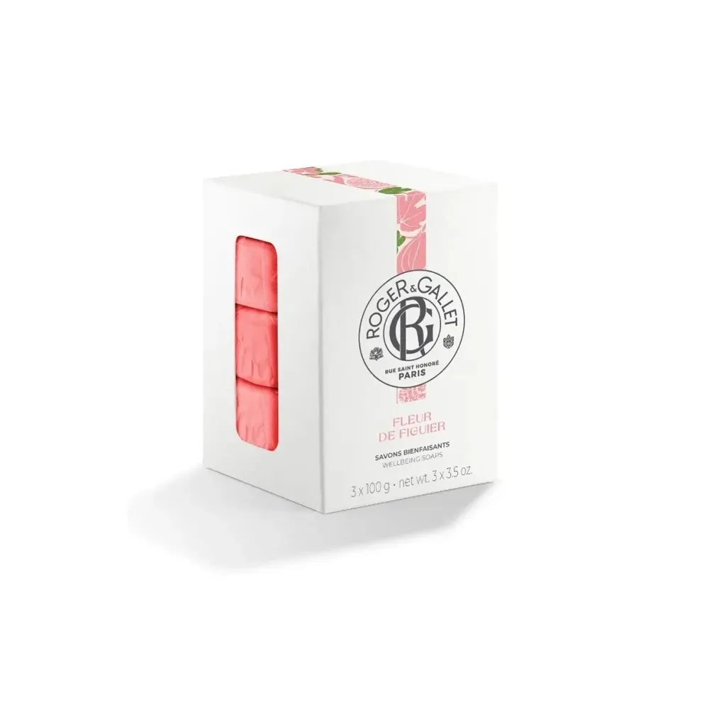 Roger & Gallet Fleur de Figuier صابون 3 × 100 غ