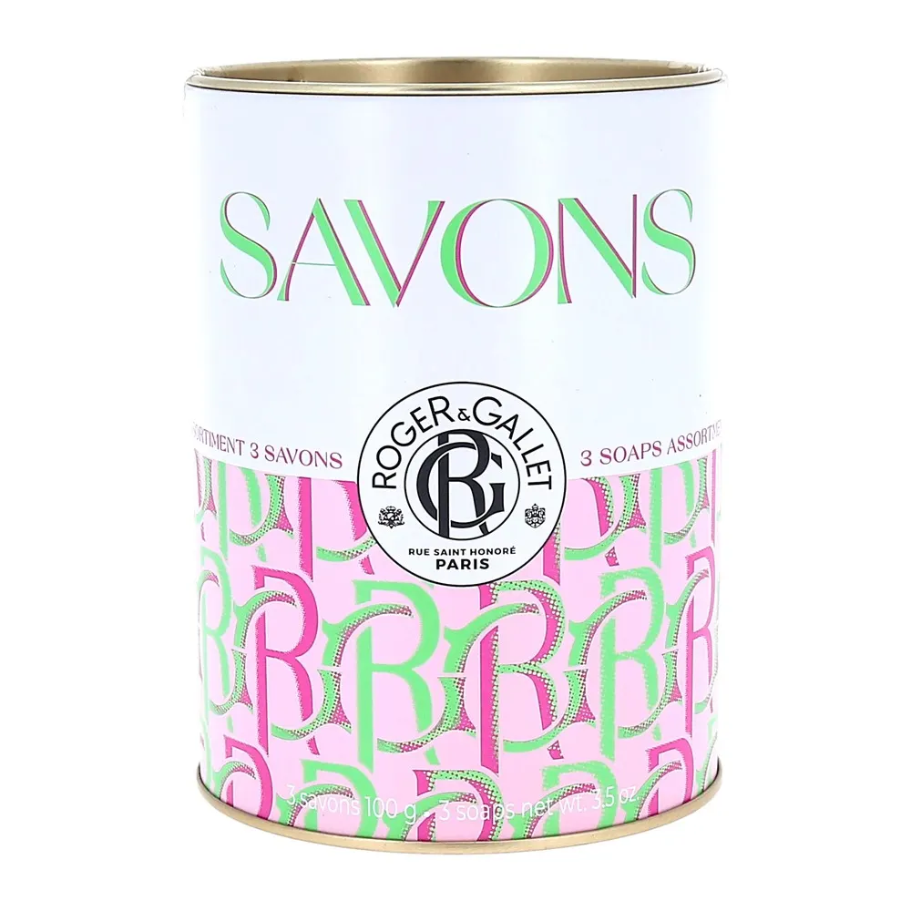 ROGER & GALLET ROSE SAVON BOITE 3* 100G