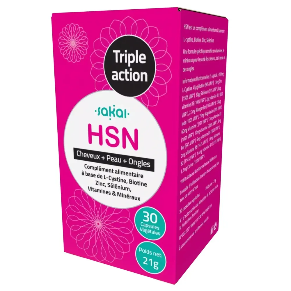 Sakal HSN الشعر + الأظافر + البشرة 30 كبسولة
