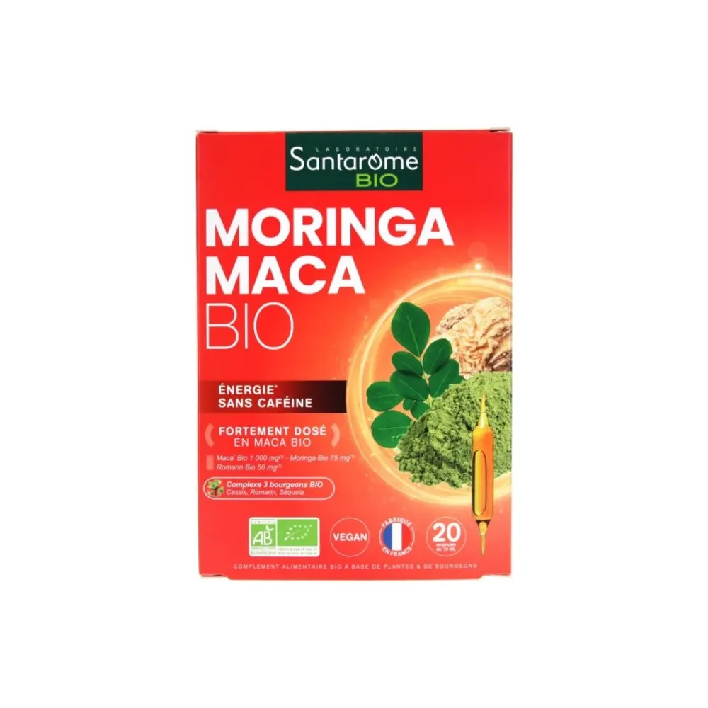 Santarome Bio Moringa Maca Bio 20 Ampoules