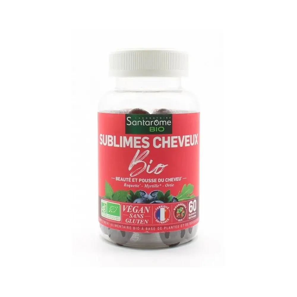 Santarome Bio Sublimes Cheveux عضوي 60 علكة