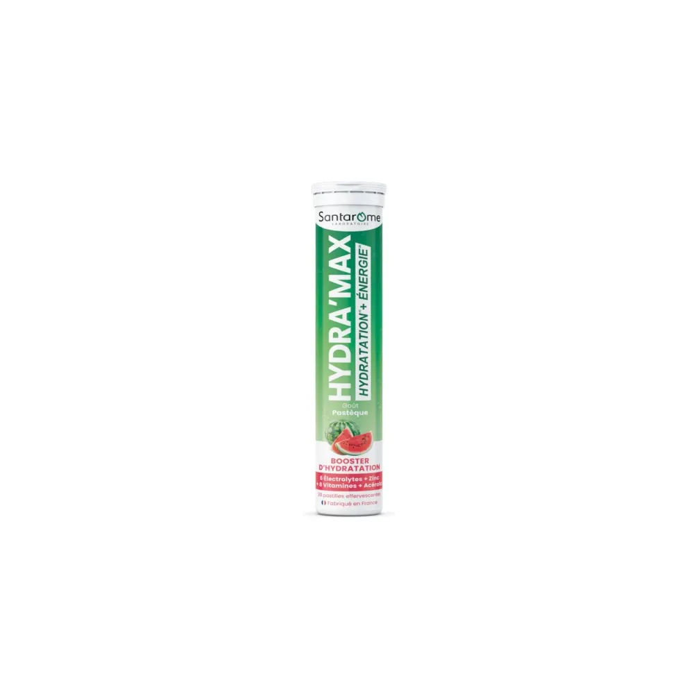 SANTAROME HYDRA'MAX Pastèque – 20 Pastilles Hydratation