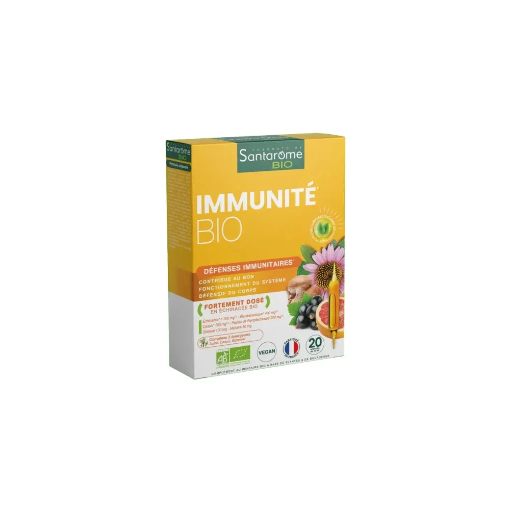 SANTAROME IMMUNITÉ BIO 20 AMPOULES