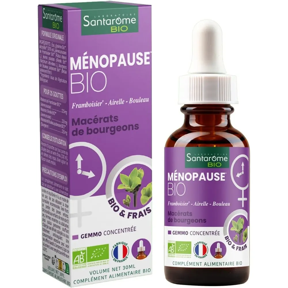 SANTAROME MENOPAUSE BIO Macérat de bourgeons 30 ML