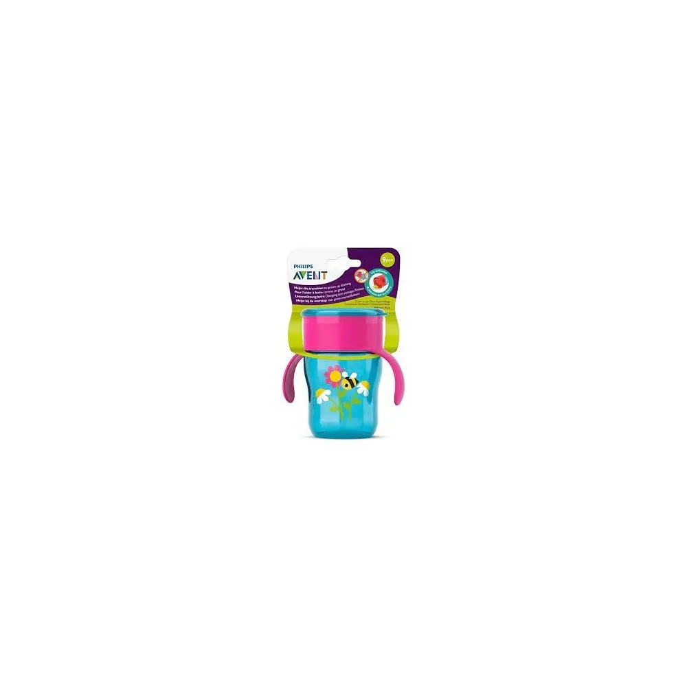 Philips Avent كوب تعليمي أزرق ووردي SCF782/20