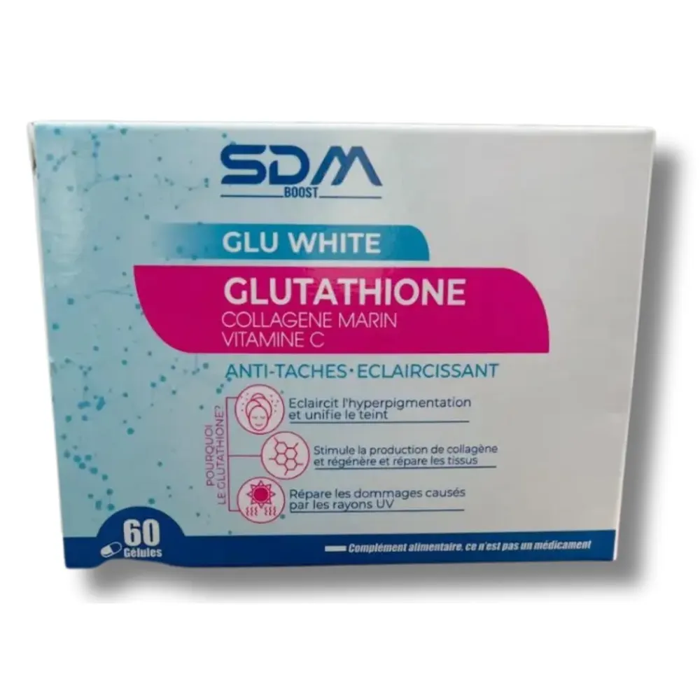 SDM BOOST GLU WHITE GLUTATHIONE 60 GELULES