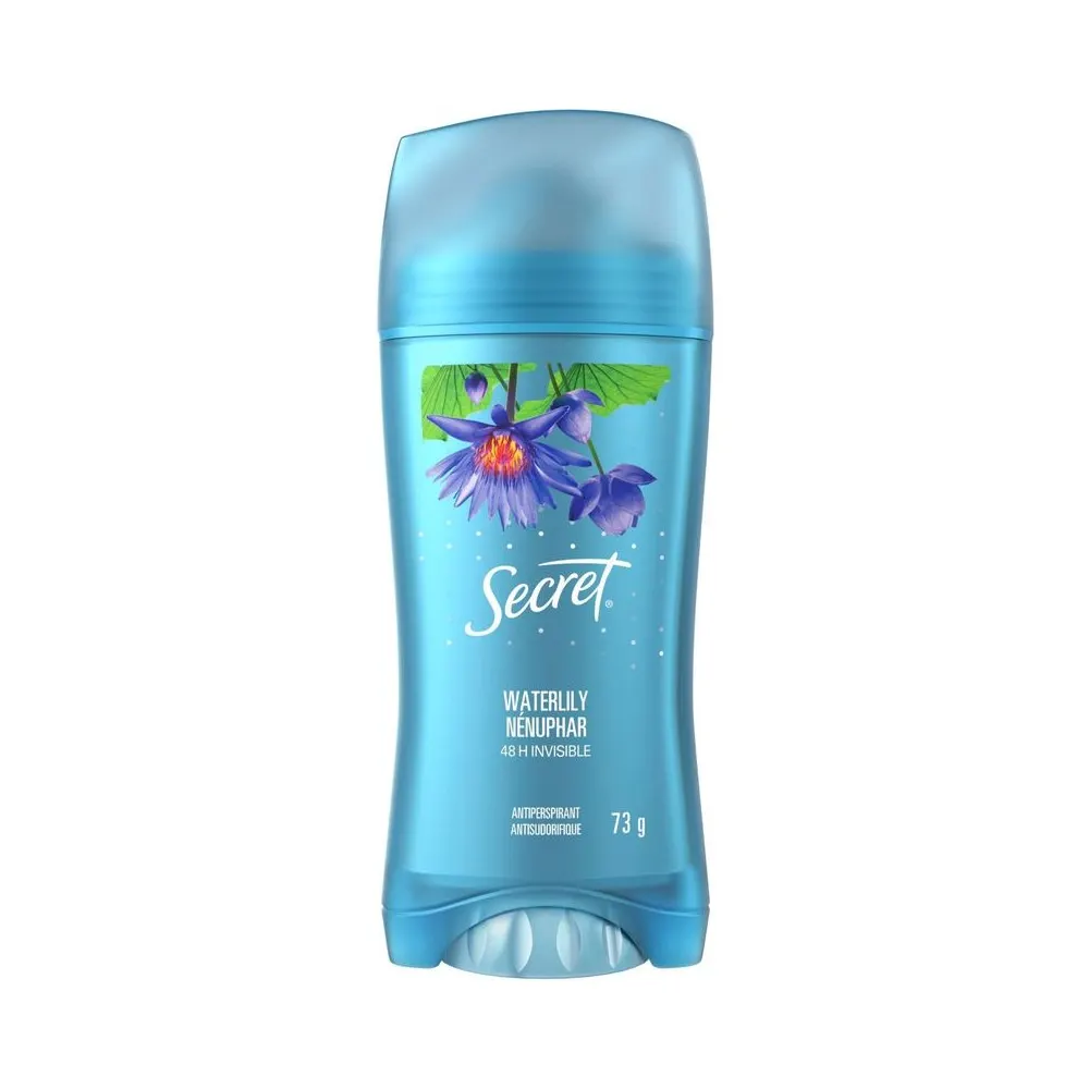 Secret Invisible Solid Antiperspirant Deodorant Waterlily 73g