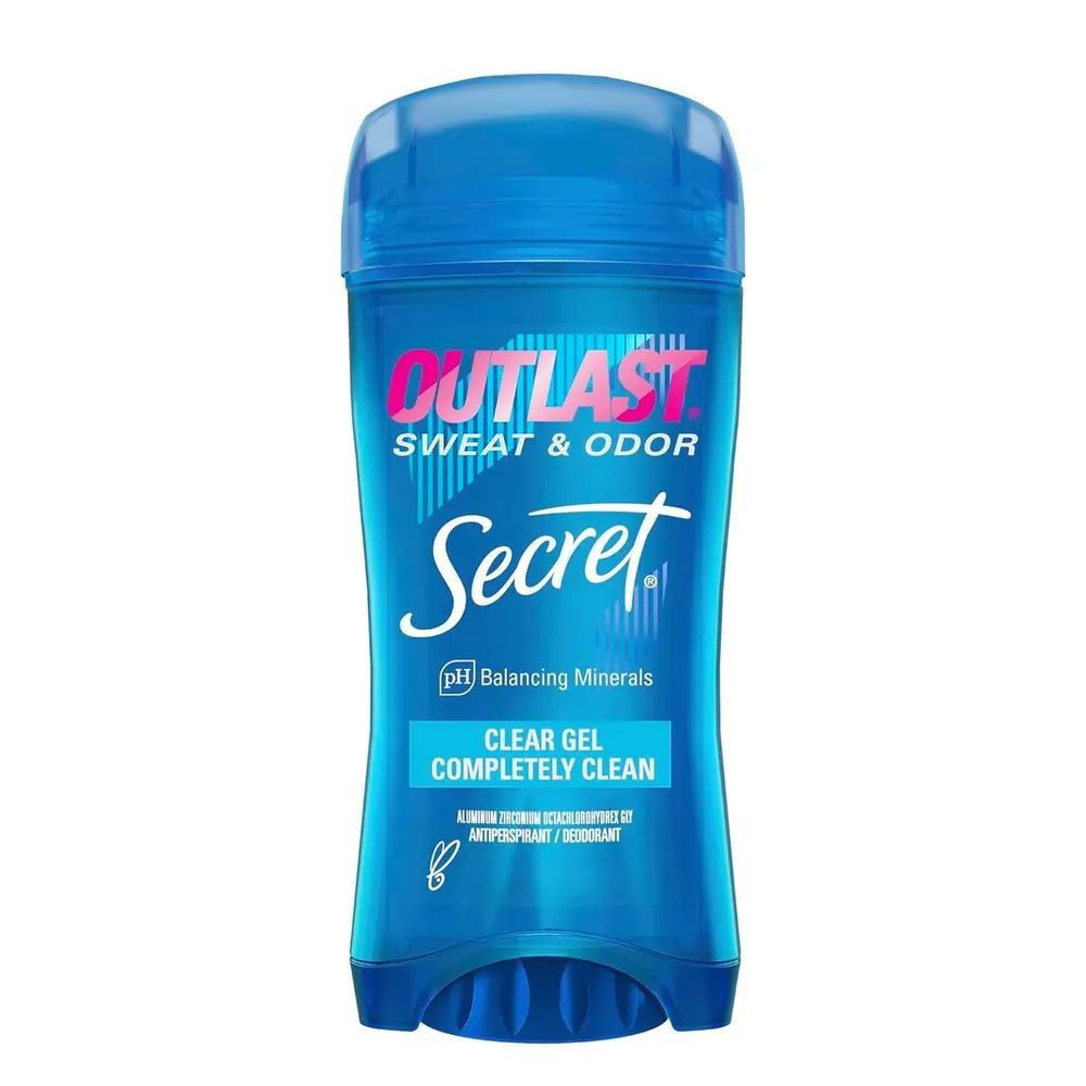 Secret Outlast Clear Gel مزيل عرق Completely Clean