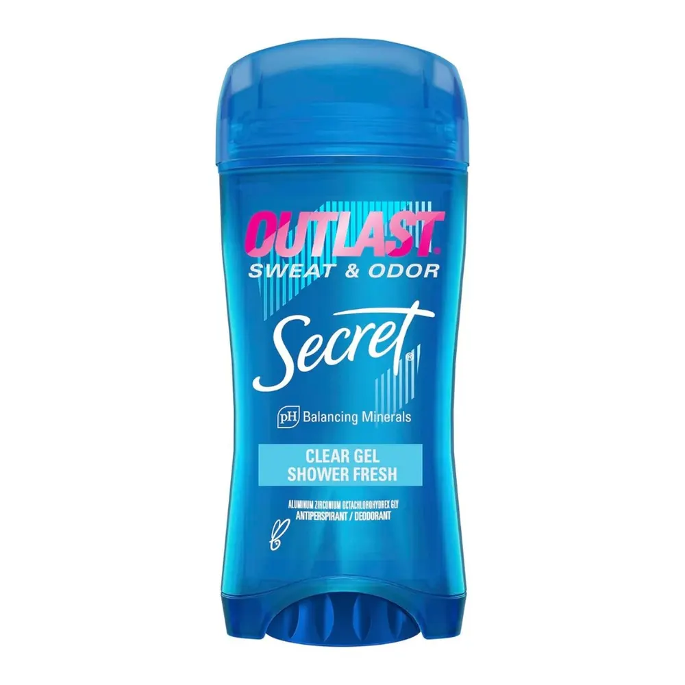 Secret Outlast مزيل عرق ومضاد للتعرق جل شفاف بعطر نضارة الدش 73 مل