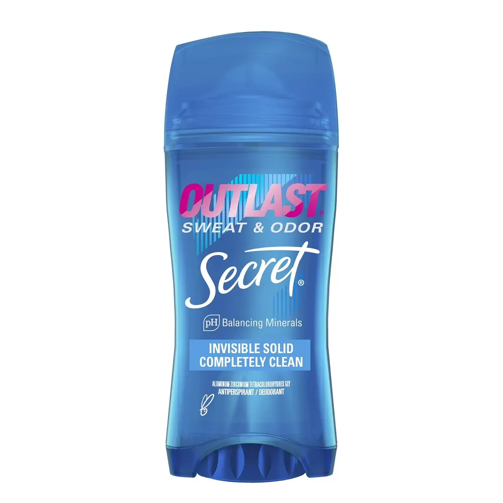 Secret Outlast Invisible Solid Deodorant Completely Clean