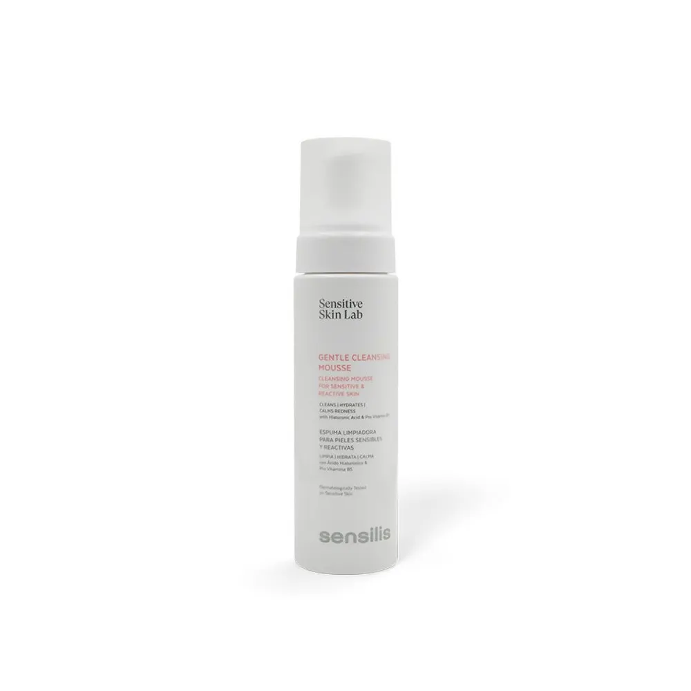 Sensilis Gentle Cleansing Mousse 200 مل – موس منظف لطيف ومهدئ للبشرة الحساسة