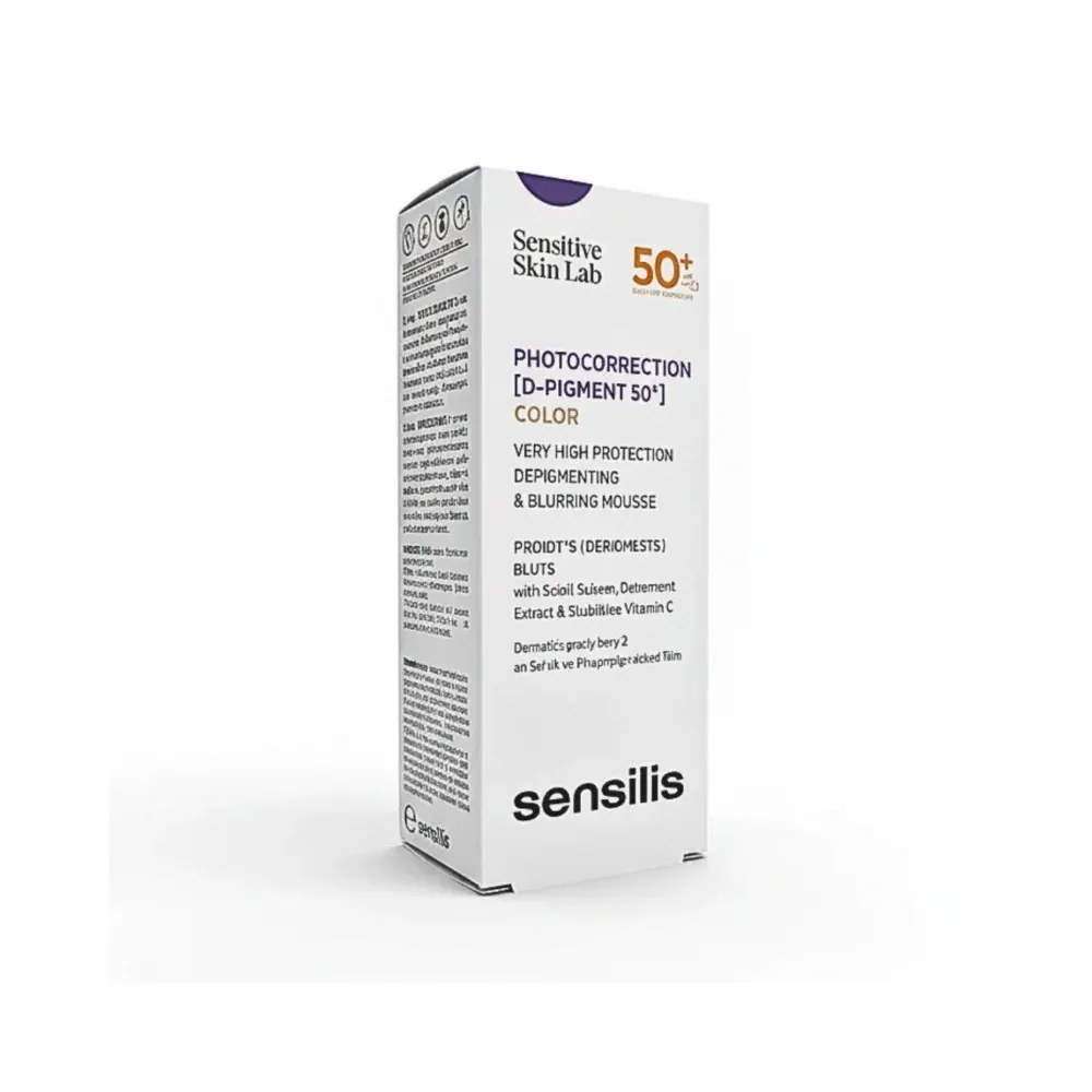 Sensilis Photocorrection [D-Pigment] SPF 50+ – كريم واقٍ من الشمس ضد البقع ولإشراقة البشرة