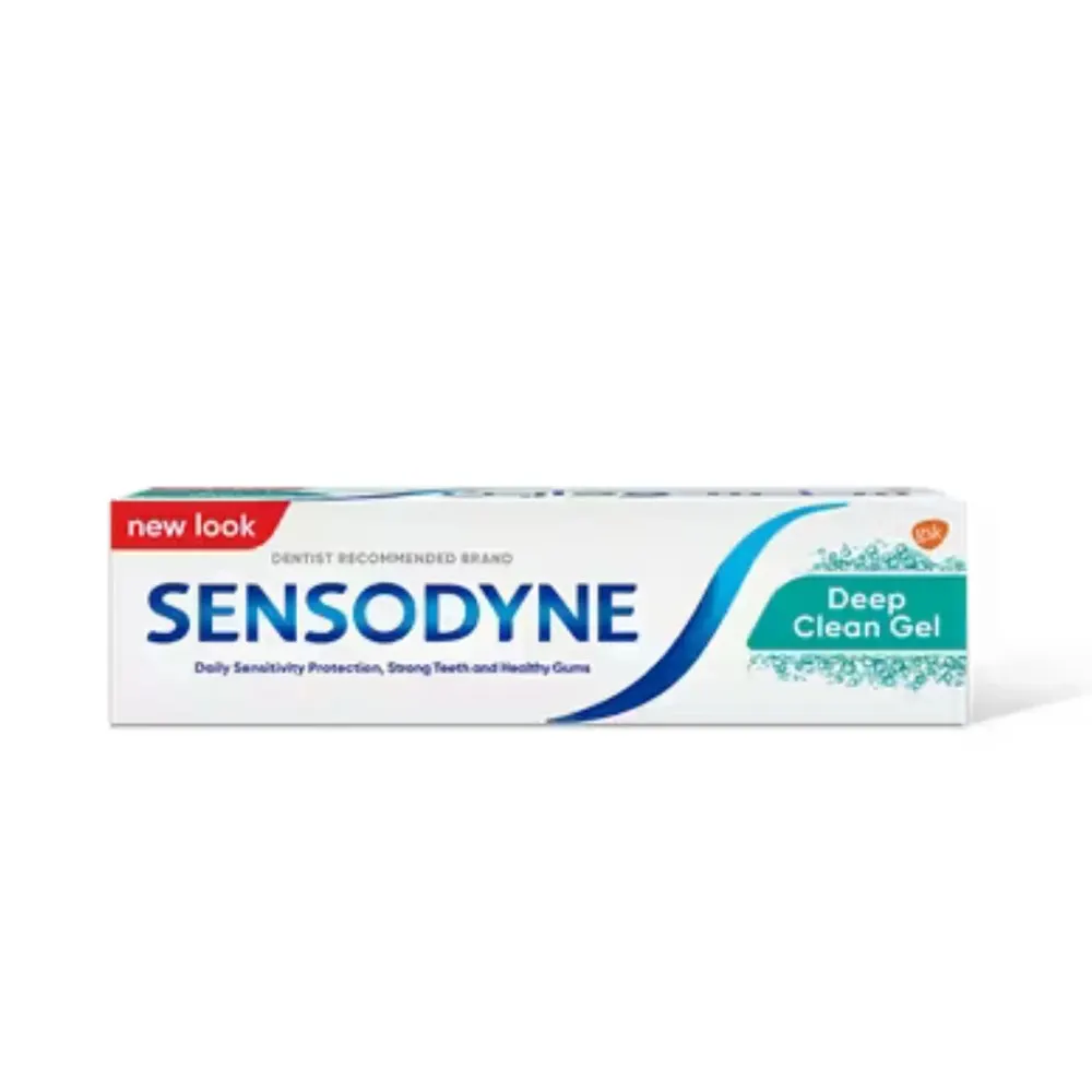 Sensodyne Deep Clean جل 100 مل – معجون أسنان للأسنان الحساسة وتنظيف عميق