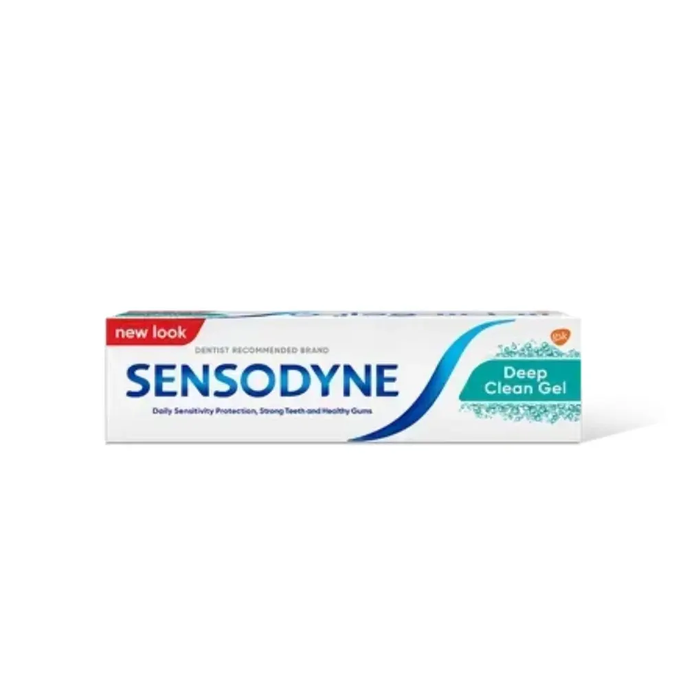 Sensodyne Deep Clean جل 50 مل – معجون أسنان للأسنان الحساسة وتنظيف عميق