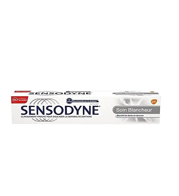 SENSODYNE Dentifrice Protection Sensibilité 24h Soin Blancheur 75ml