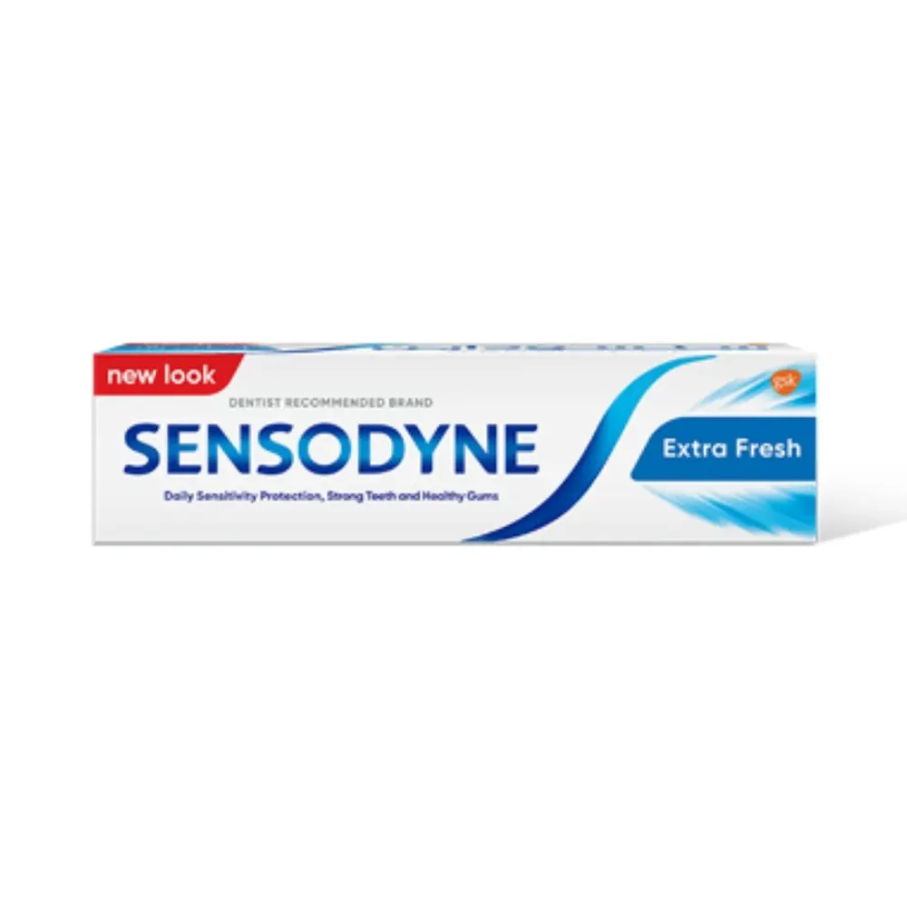 Sensodyne Extra Fresh 50 مل – معجون أسنان للأسنان الحساسة ونضارة مكثفة