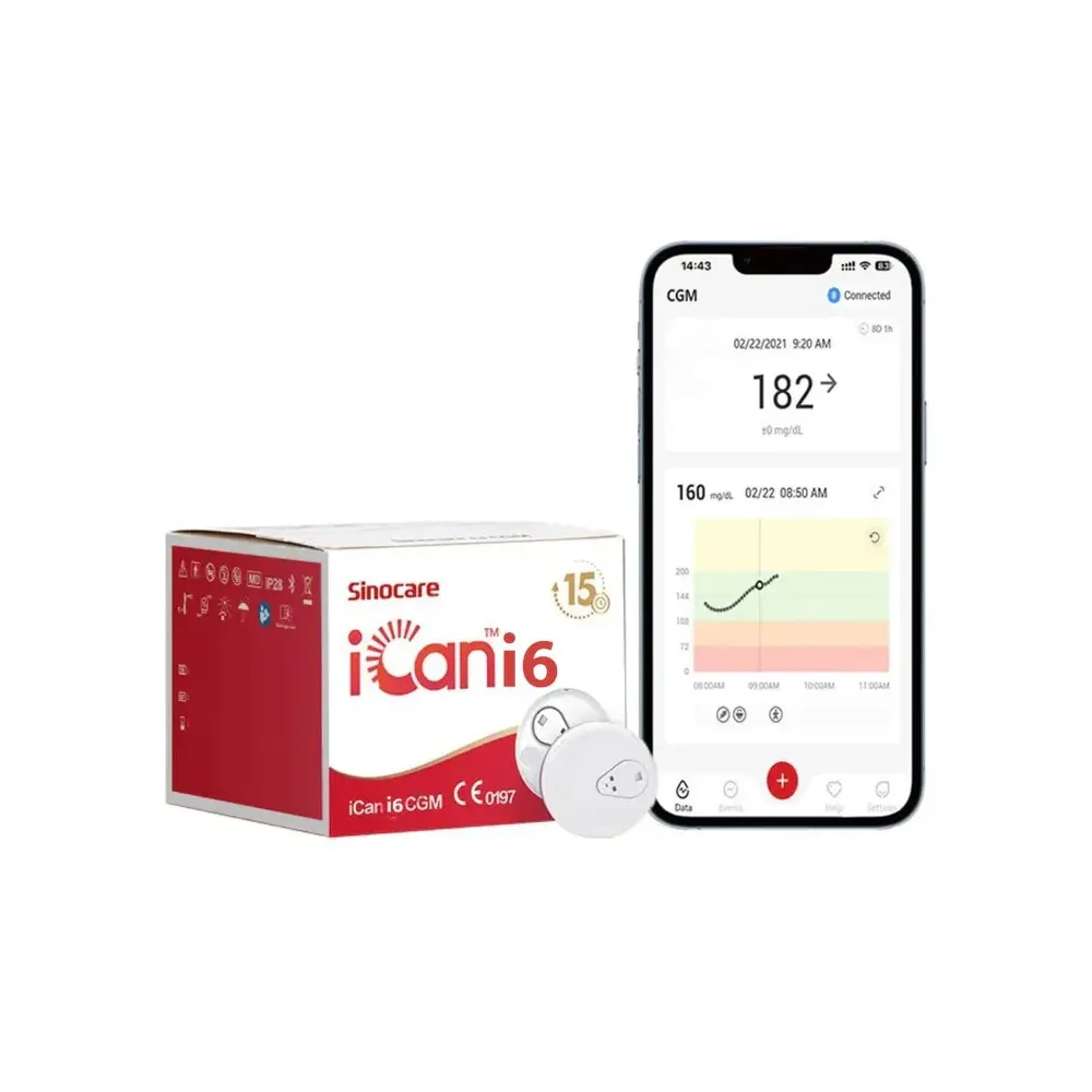 Sinocare iCan i6 CGM نظام المراقبة المستمرة