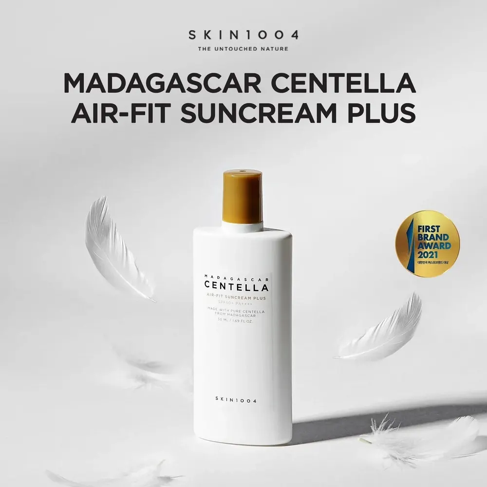 Skin 1004 Madagascar Centella Air-Fit كريم واقٍ من الشمس Plus 50 مل