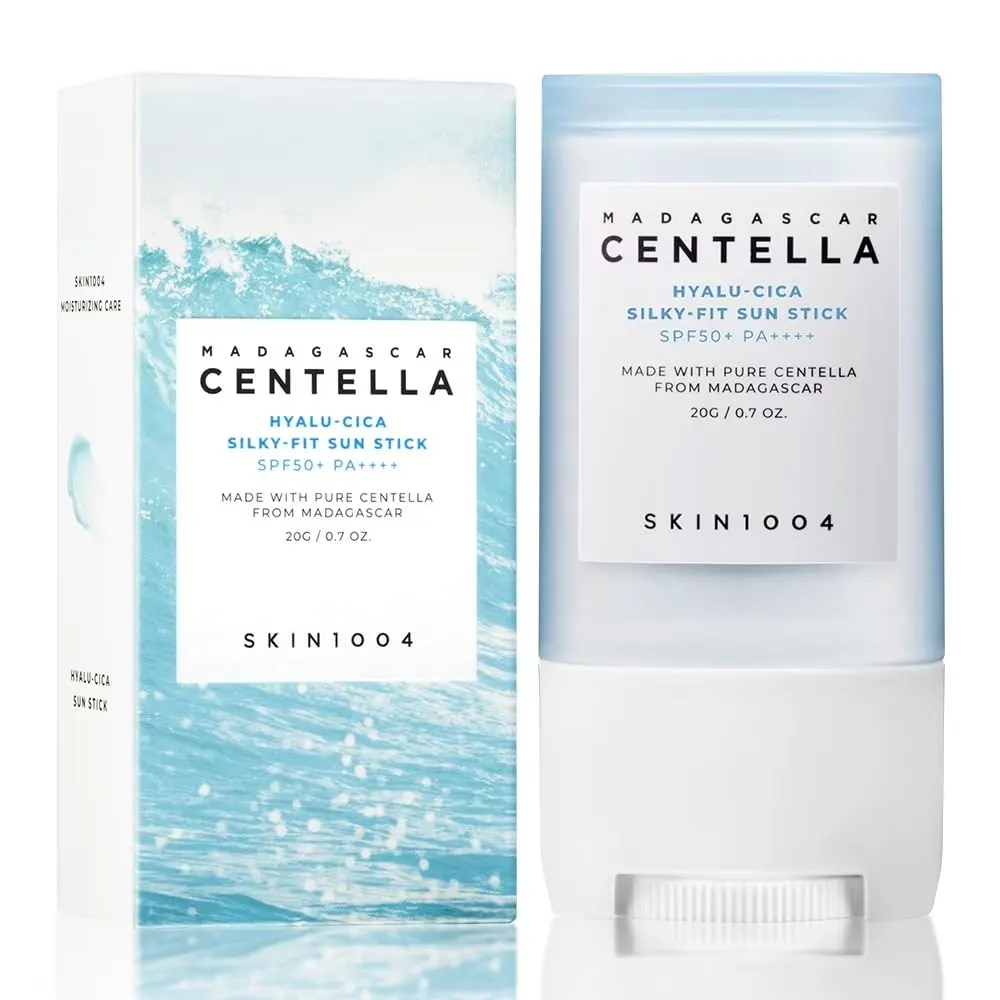 Skin 1004 Madagascar Centella Hyalu-Cica Silky Fit ستيك واقٍ من الشمس 20 غ