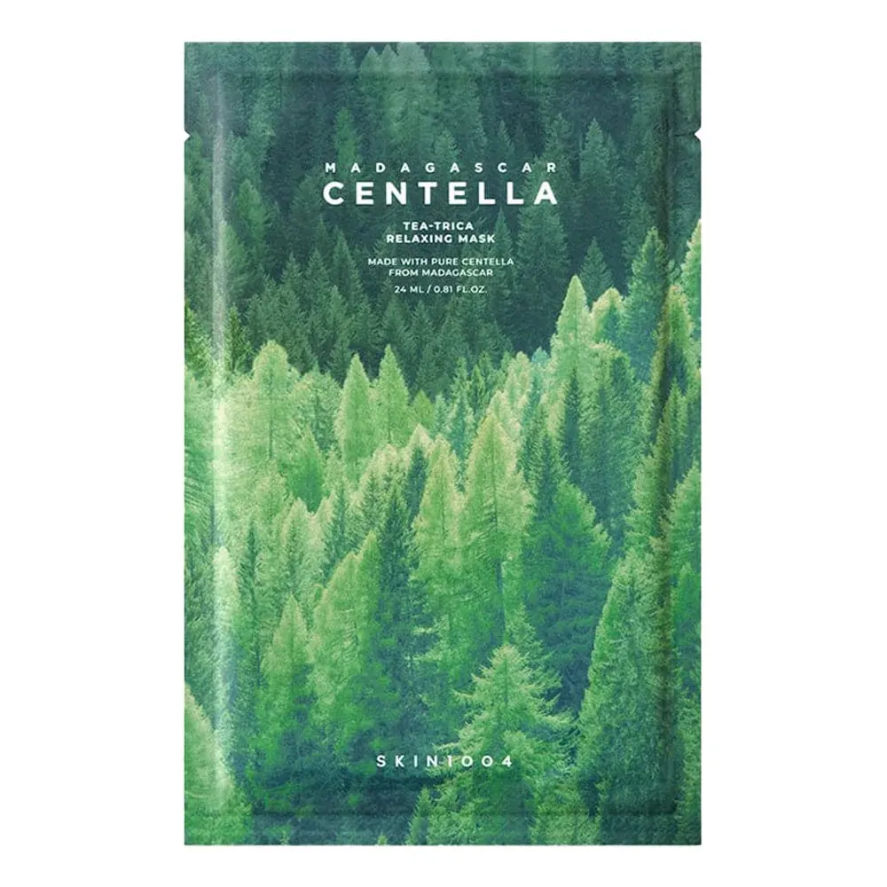 Skin 1004 Madagascar Centella Tea-Trica Relaxing قناع × 5 وحدات