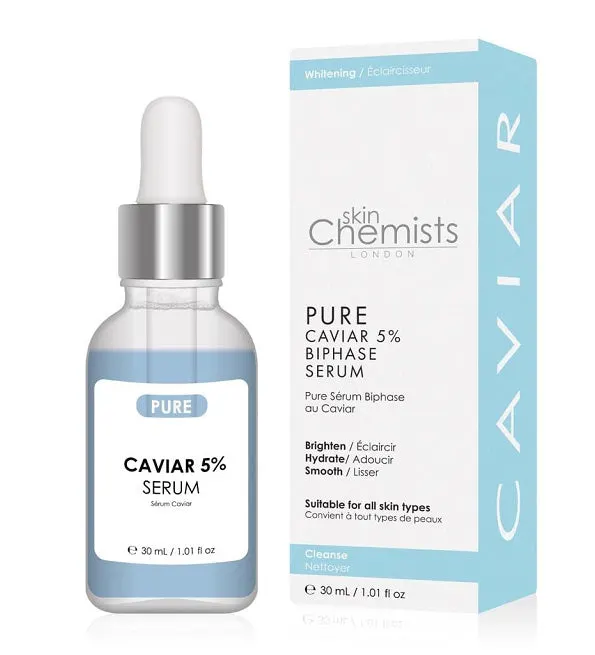 Skin Chemists سيروم Pure بالكافيار 5% 30 مل