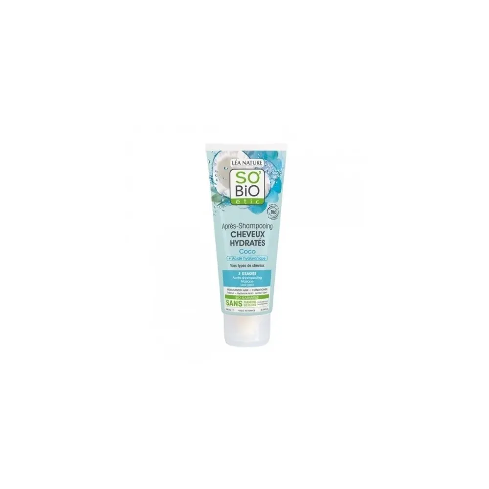 SO BIO APRES SHAMPOING CHEVEUX HYDRATES 200ML