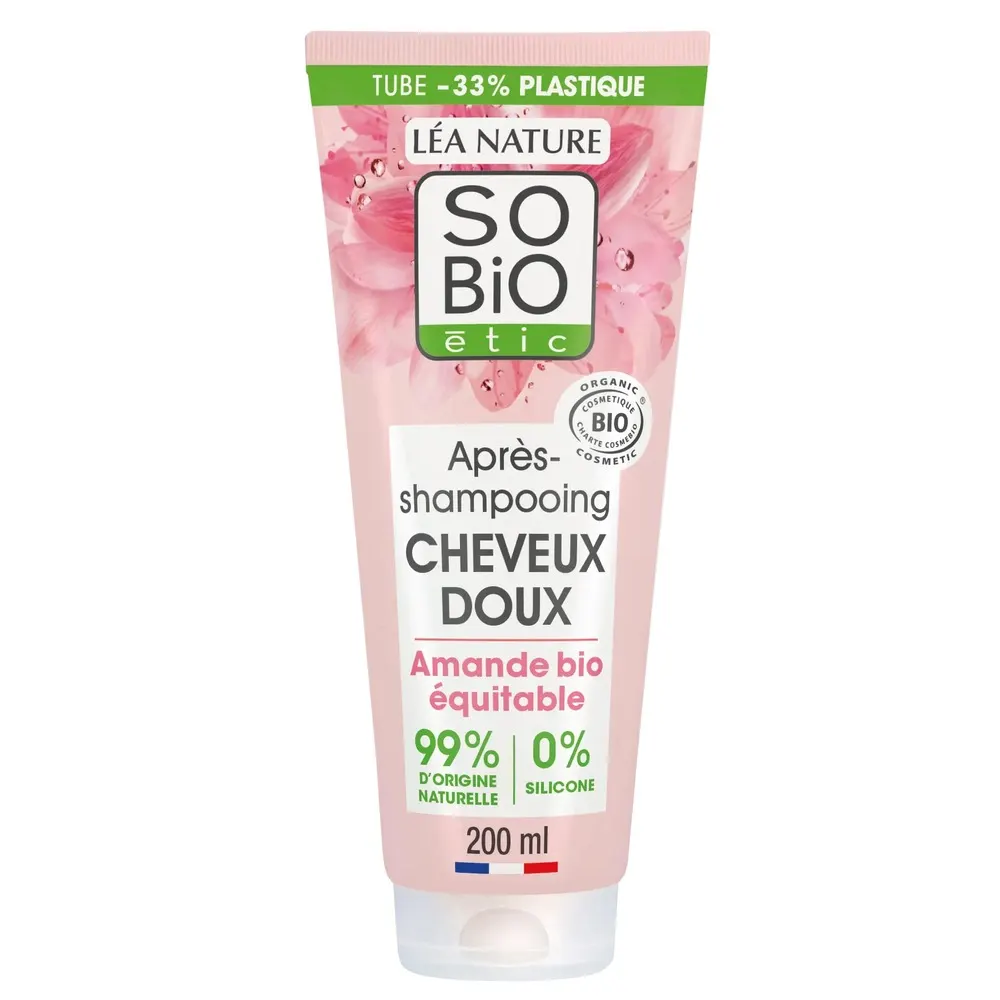 So Bio بلسم لطيف بحليب اللوز وبروتين الأرز 200 مل