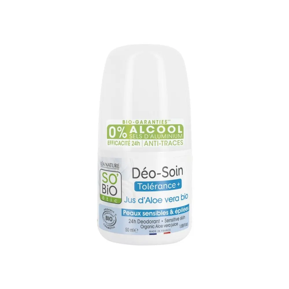 SO BIO DEODORANT TOLERANCE + ALOE VERA 50ML