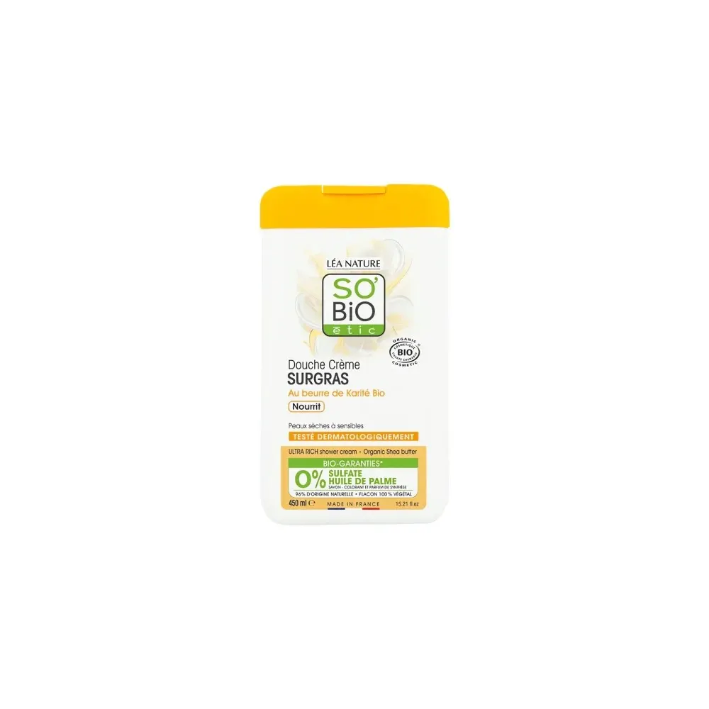 SO BIO ETIC KARITE DOUCHE CRÈME SURGRAS BIO 450 ML
