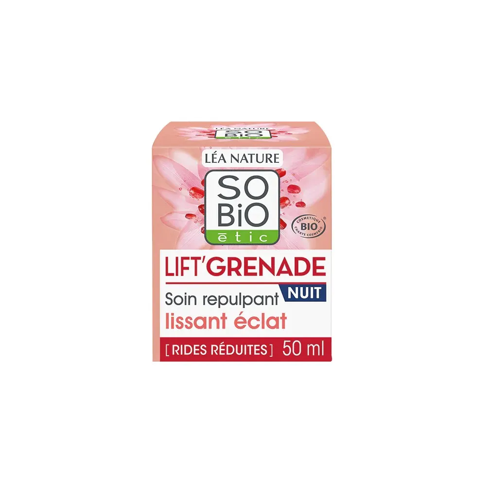 SO BIO GRENADE SOIN REPILPANT NUIT 50ML