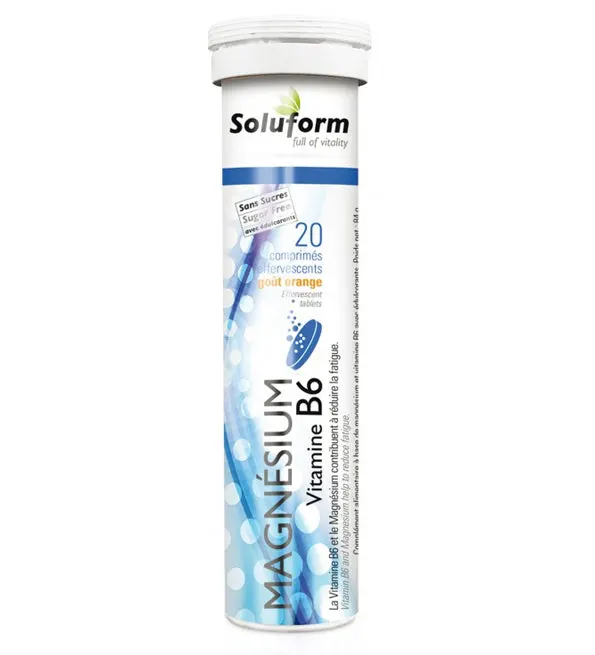 Soluform المغنيزيوم فيتامين B6 20 قرص