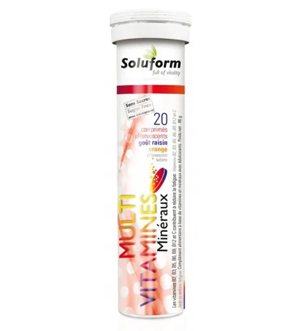 Soluform مولتي فيتامينات ومعادن 20 قرص