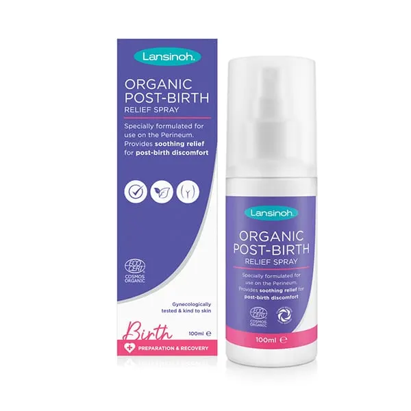 Lansinoh Organic Post-Birth بخاخ مهدئ بعد الولادة بيو 100 مل