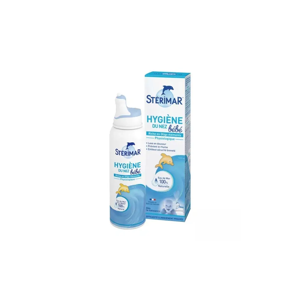 STERIMAR BEBE Hygiène du Nez Spray 100ml - Solution Nasale Physiologique dès la Naissance
