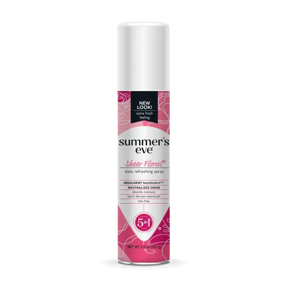 Summer's Eve بخاخ منعش Sheer Floral 56.7 غ