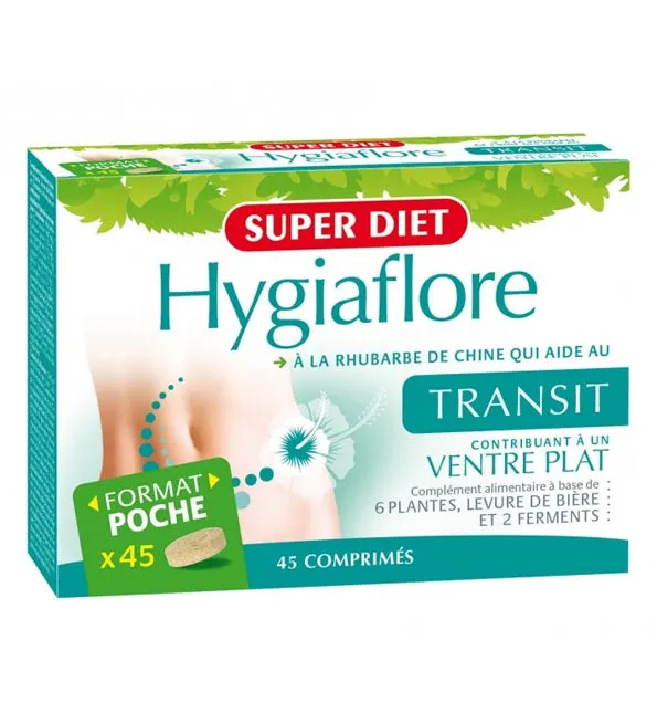 Super Diet Hygiaflore Transit Ventre Plat Pocket 45 قرص