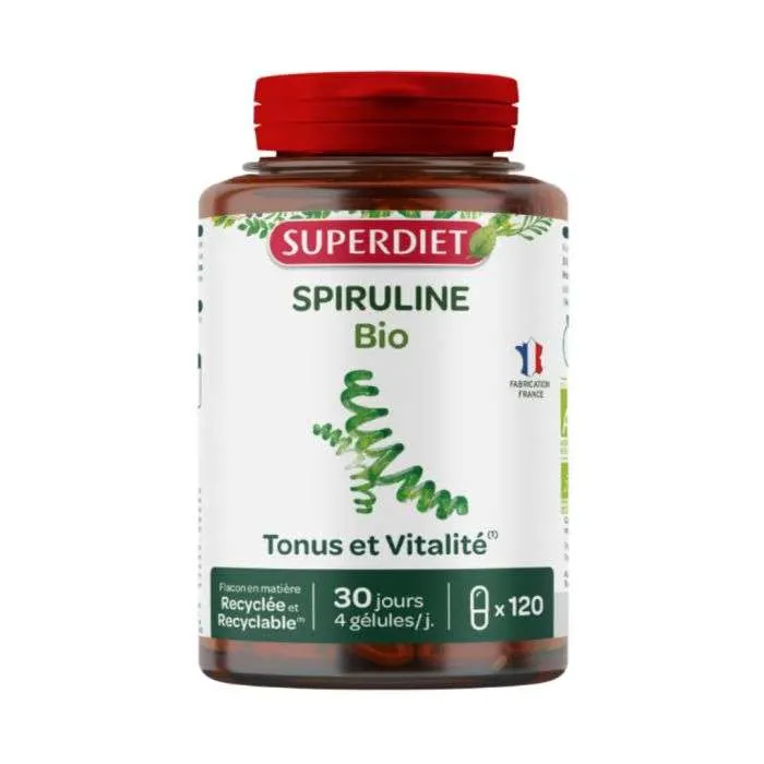 Super Diet سبيرولينا 120 كبسولة