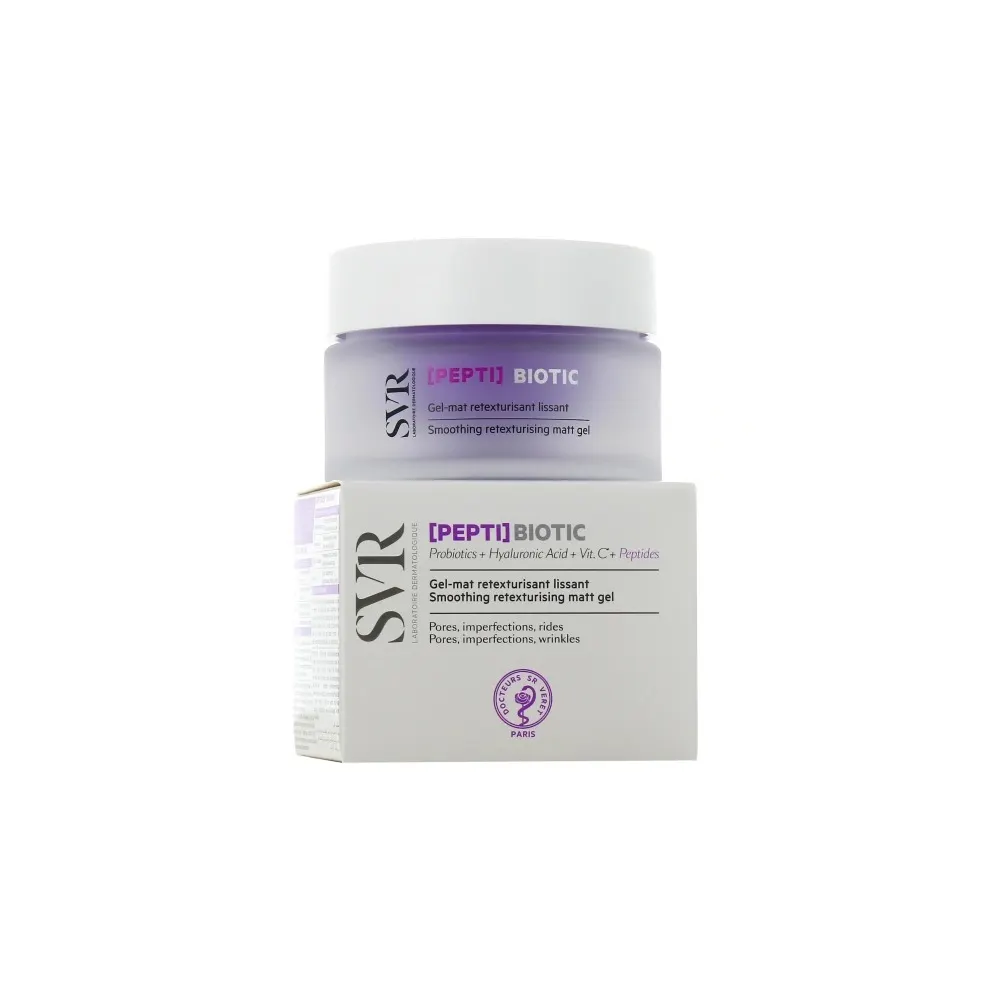 SVR [Pepti] Biotic جل مطفي ومجدد ومنعم للبشرة ذات الشوائب 50 مل