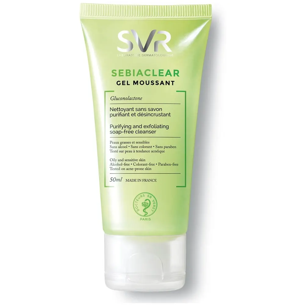 SVR Pack Sebiaclear جل رغوي 200 مل + Sebiaclear SPF 50 40 مل
