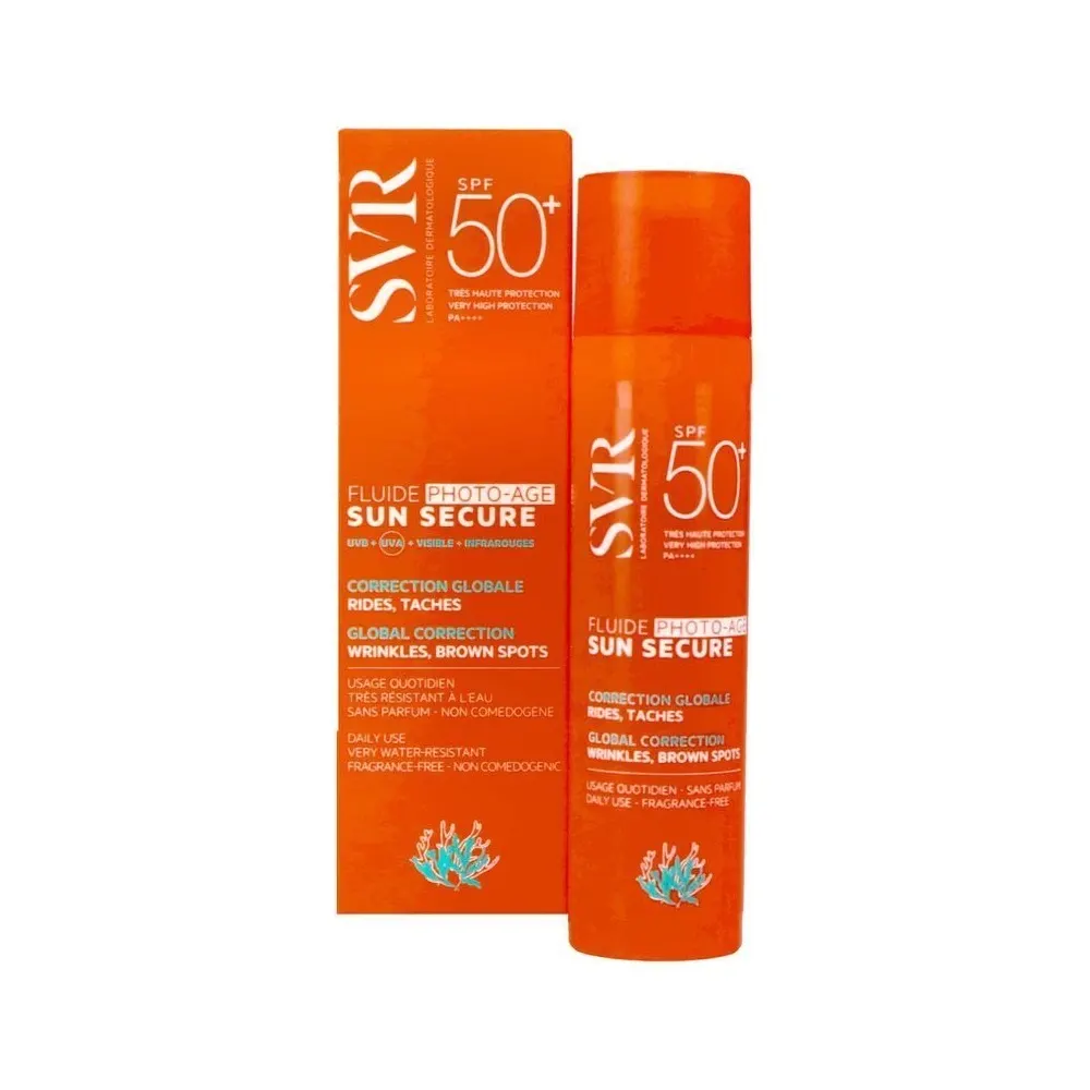 SVR Sun Secure Fluide Photo-Age SPF50+ 40ml = Sac Offert