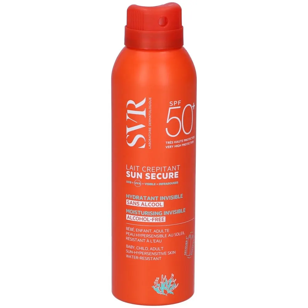 SVR Sun Secure لوشن Crépitant SPF 50+ 200 مل