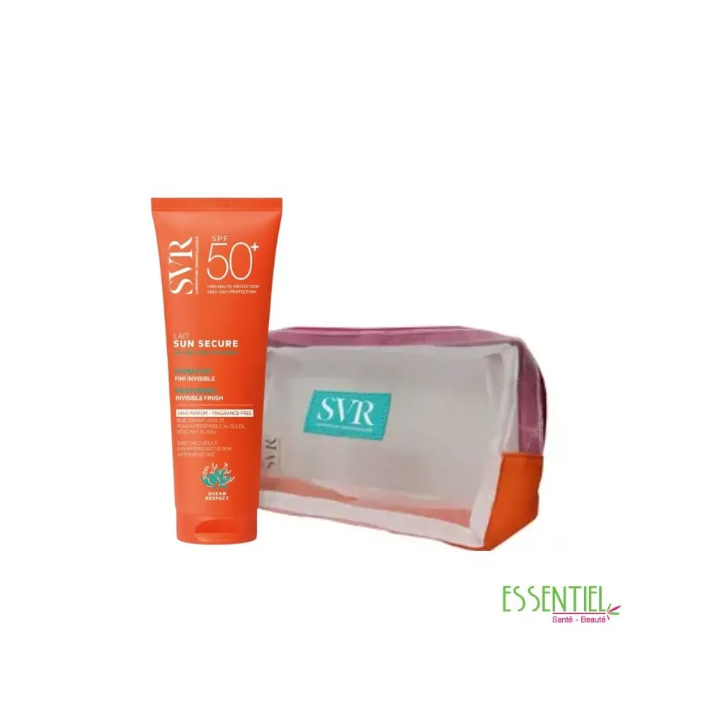 SVR Sun Secure لوشن SPF50+ 250 مل = حقيبة هدية
