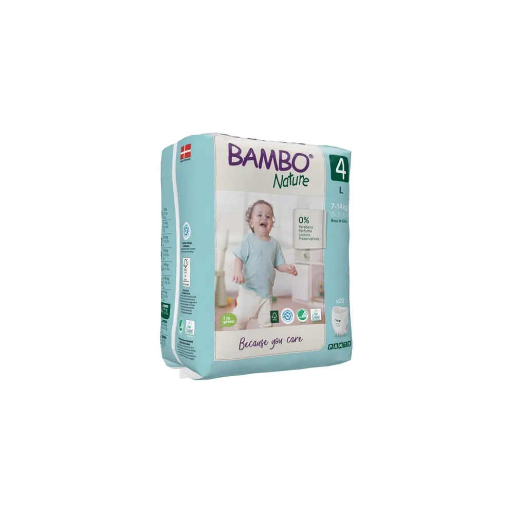 Bambo Nature Culottes d'apprentissage T4 L 7-14 kg / 20 pièces