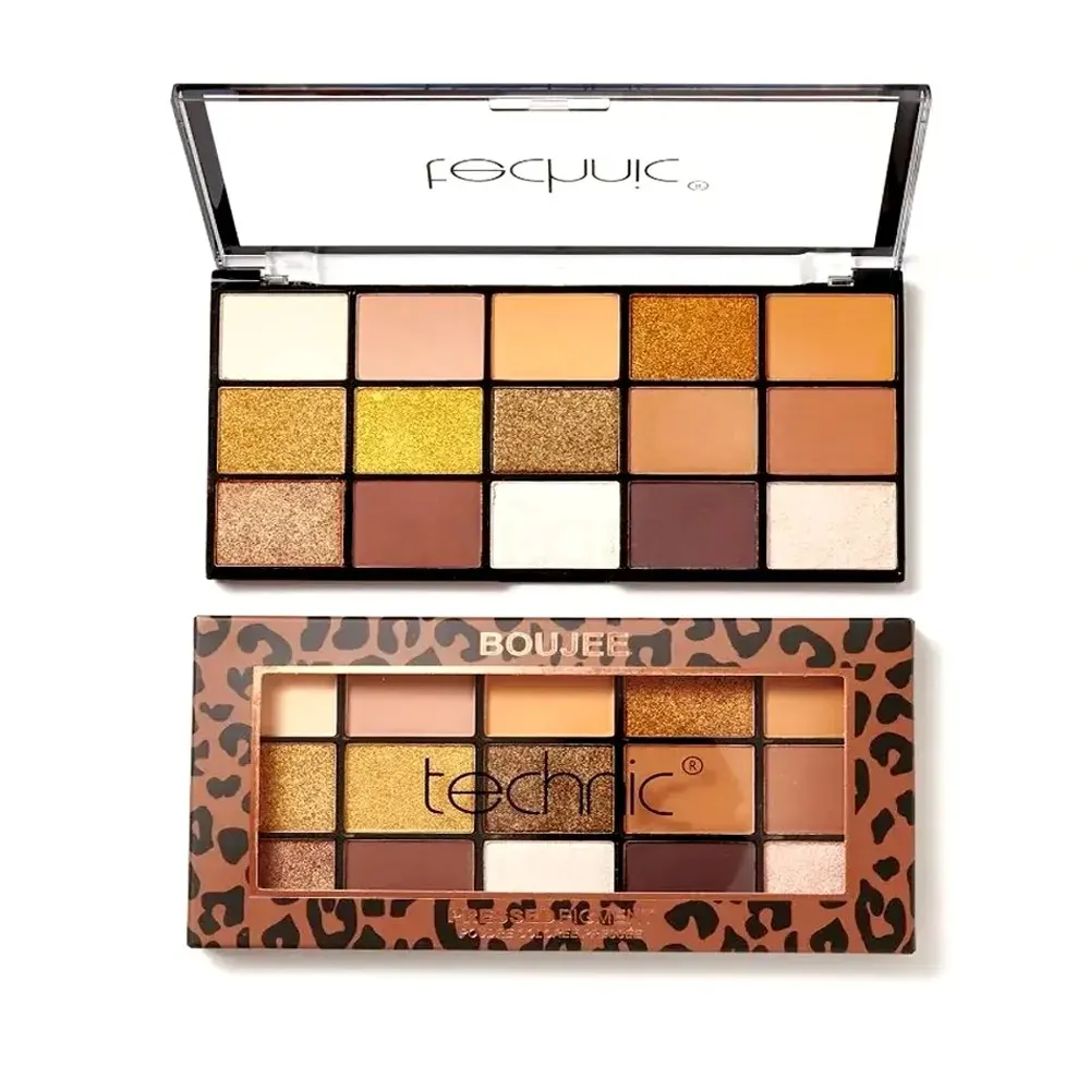 Technic Cosmetics 15 Pressed Pigment Palette Eyeshadow Boujee