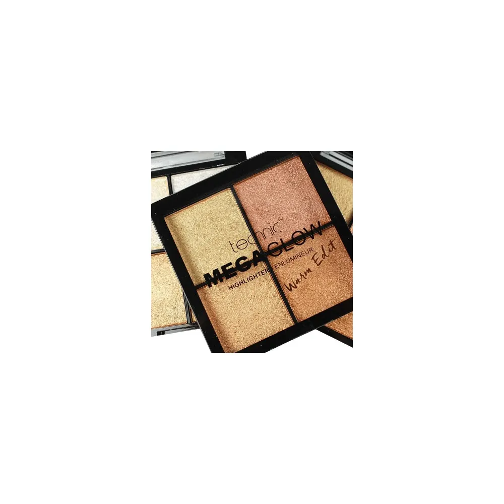 Technic Cosmetics Mega Glow Highlighter Palette Warm Edit