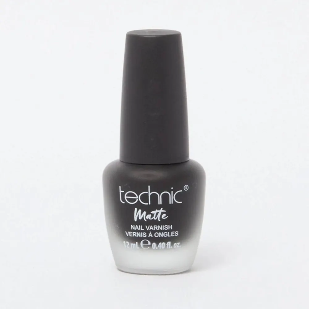 TECHNIC MATTE NAIL VARNISH - BLACK GRAPE