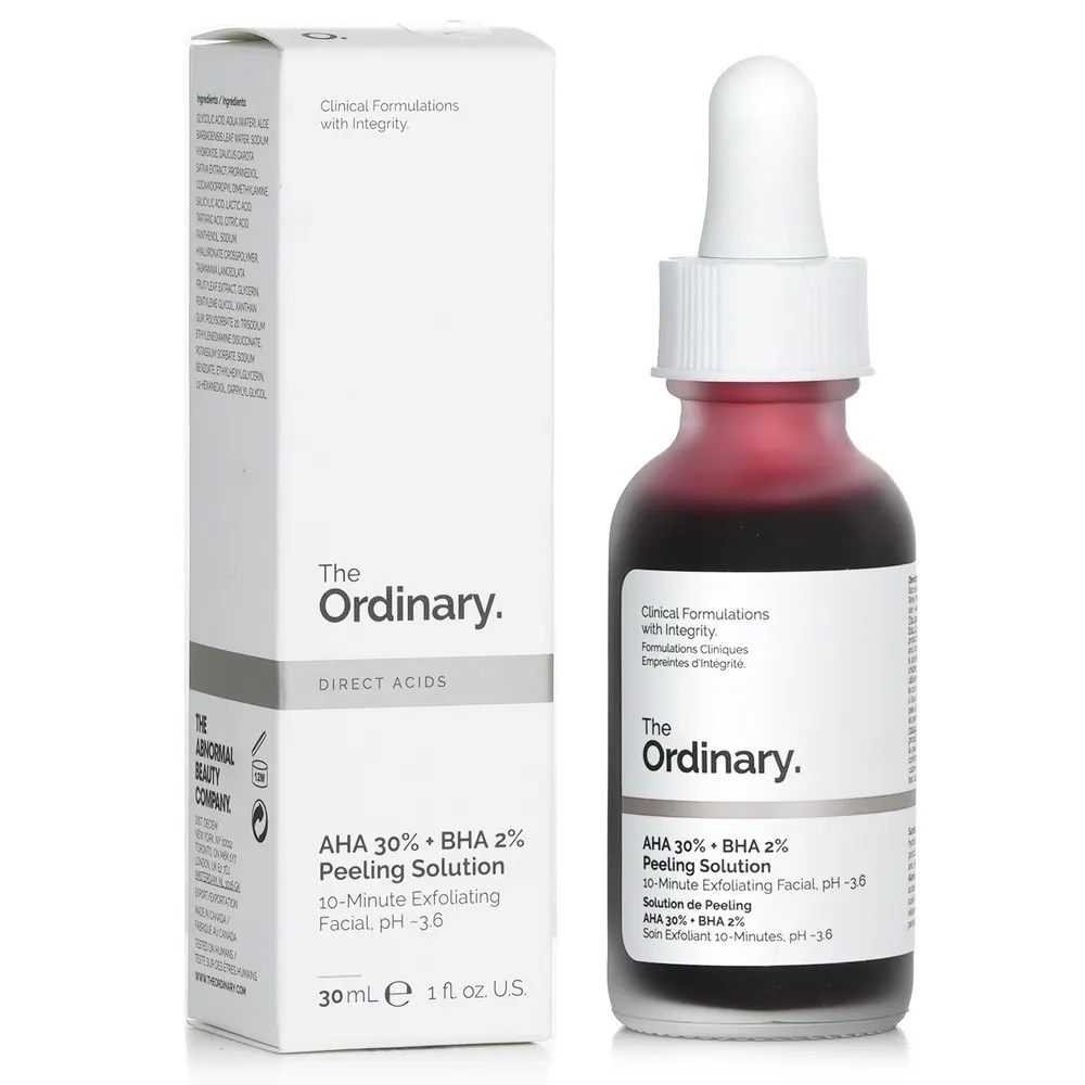 The Ordinary AHA 30% + BHA 2% Peeling Solution - عناية مقشرة 30 مل