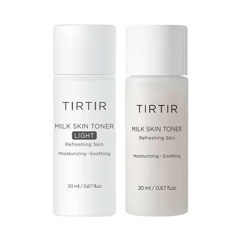 TIRTIR Milk Skin Toner Light 20ml – Tonique Hydratant & Éclat Laité pour Peaux Mixtes à Grasses