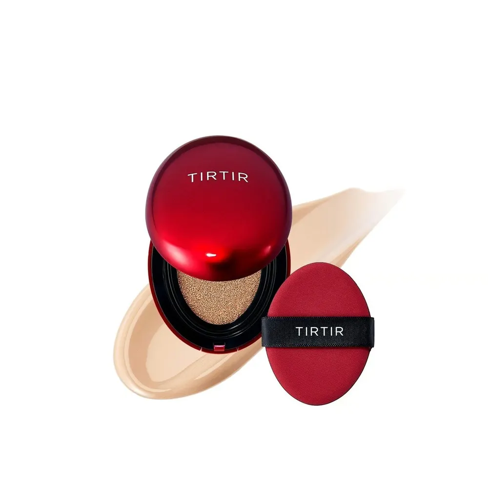 TIRTIR Mini Mask Fit Red Cushion 4.5 غ - درجة 23N Sand - تغطية عالية وإشراقة طبيعية
