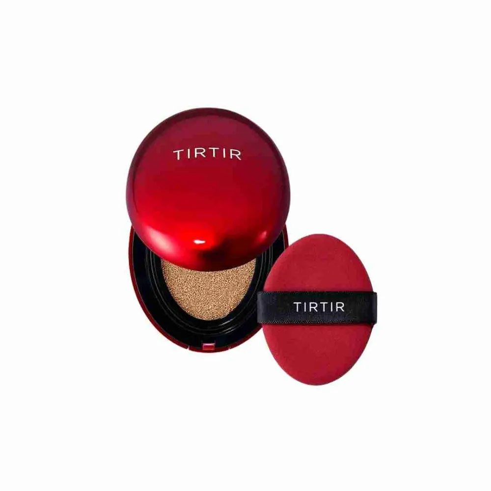 TIRTIR Mini Mask Fit Red Cushion Enrich Coverage 4.5 غ - درجة 21N Fair Ivory - كوشن بتغطية عالية وإشراقة طبيعية